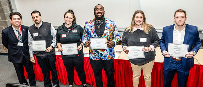 Sport Management Students Inducted into Honor Society